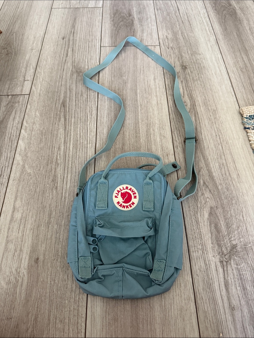 Fjallraven Kanken Sling Bag light teal blue